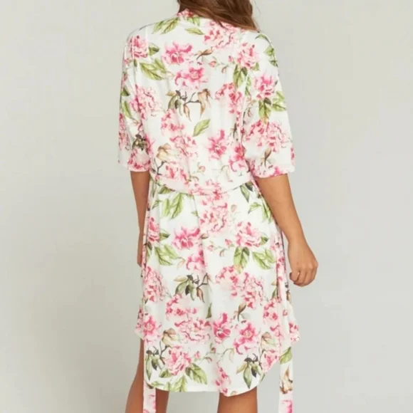 Show Me Your Mumu Brie Floral Kimono Robe Small - Picture 5 of 11